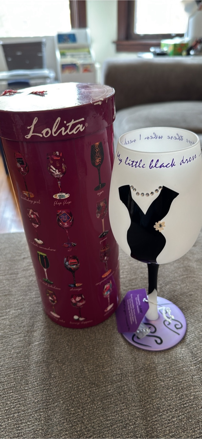 Lolita Wine Glass - My Little Black Dress