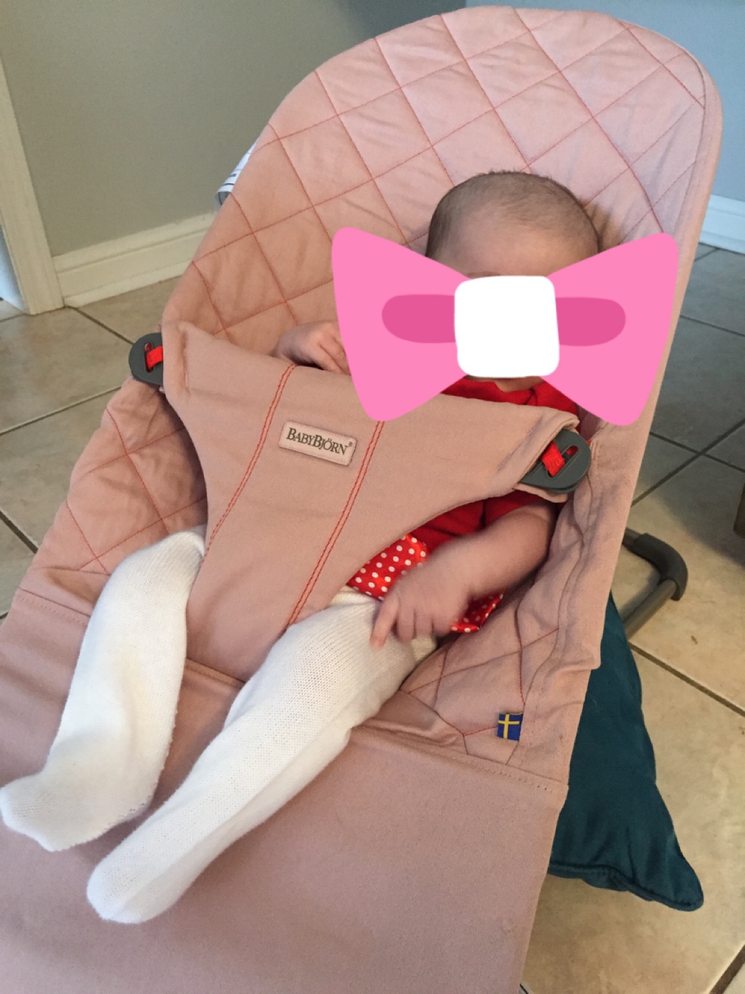 BabyBjorn Bliss Baby Bouncer - Dusty Rose