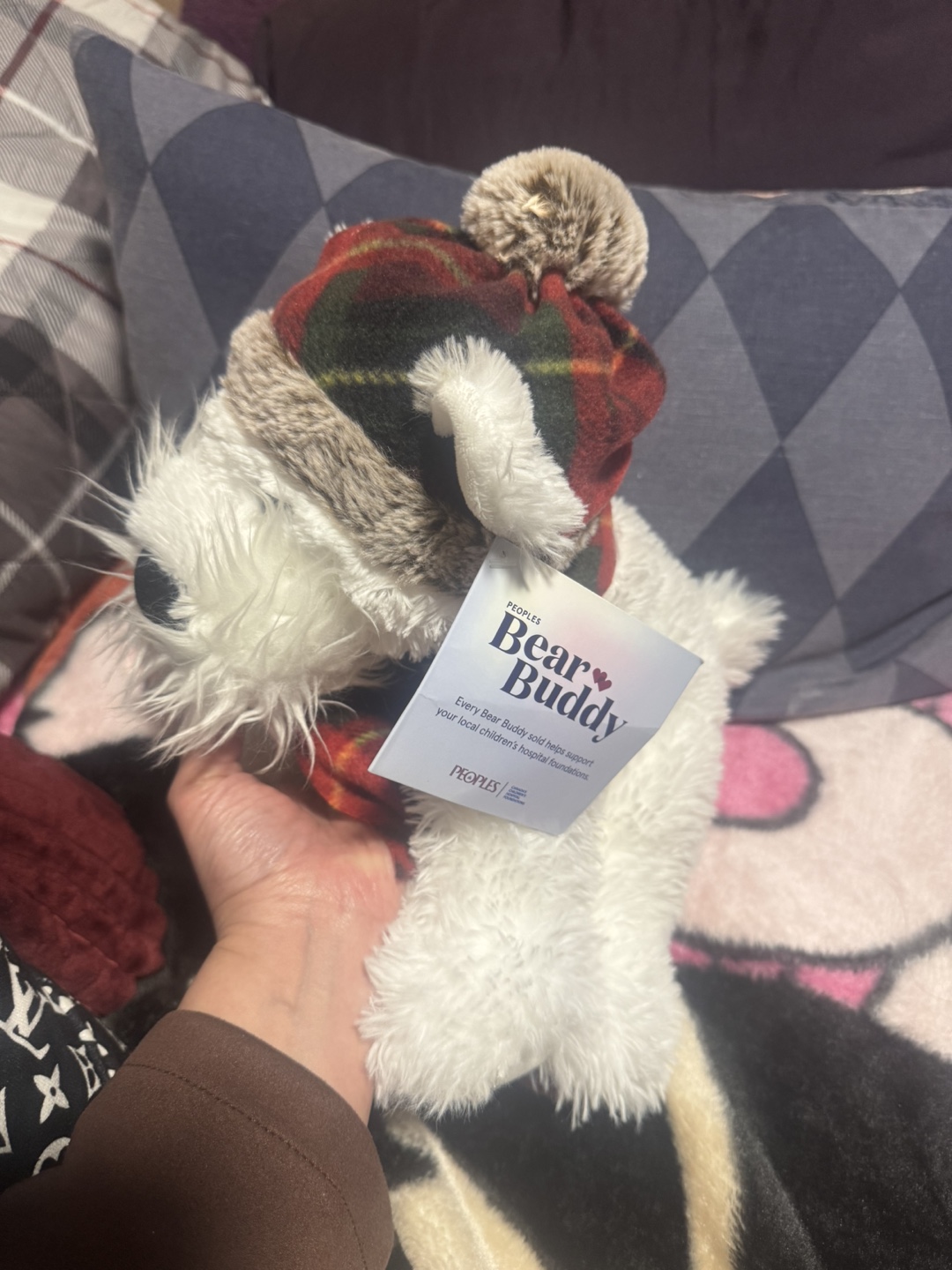 Adorable Bear Buddy Plush Dog