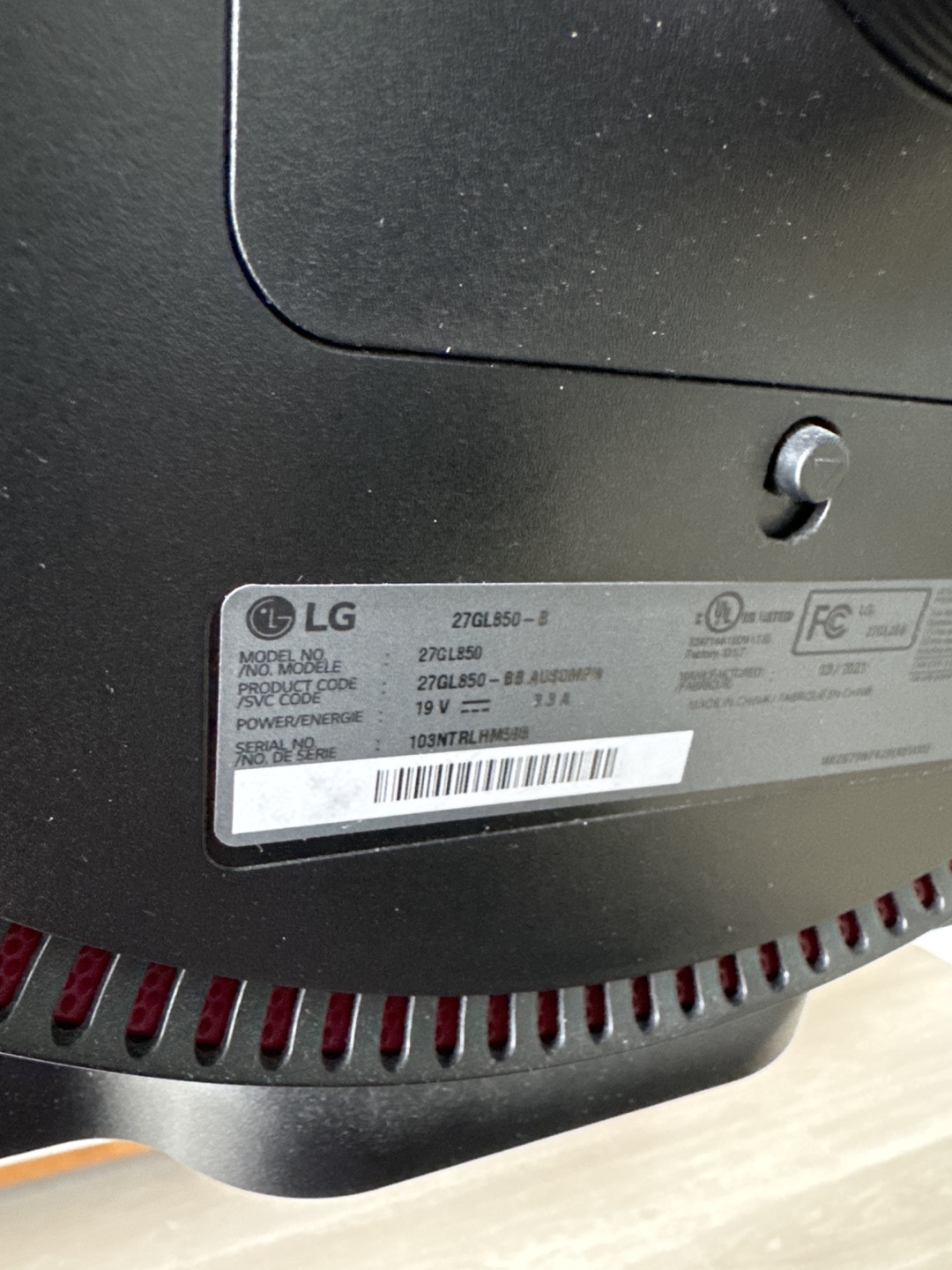 LG 27GL850-B 27-inch Gaming Monitor - photo 2