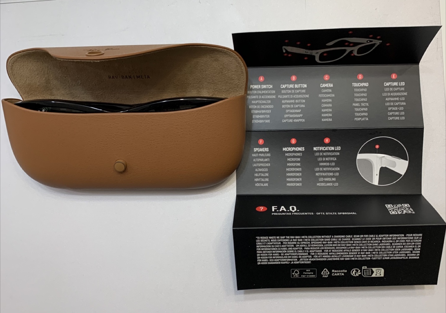 Ray-Ban Meta Smart Glasses Wayfarer - Generation 1, Black - photo 3