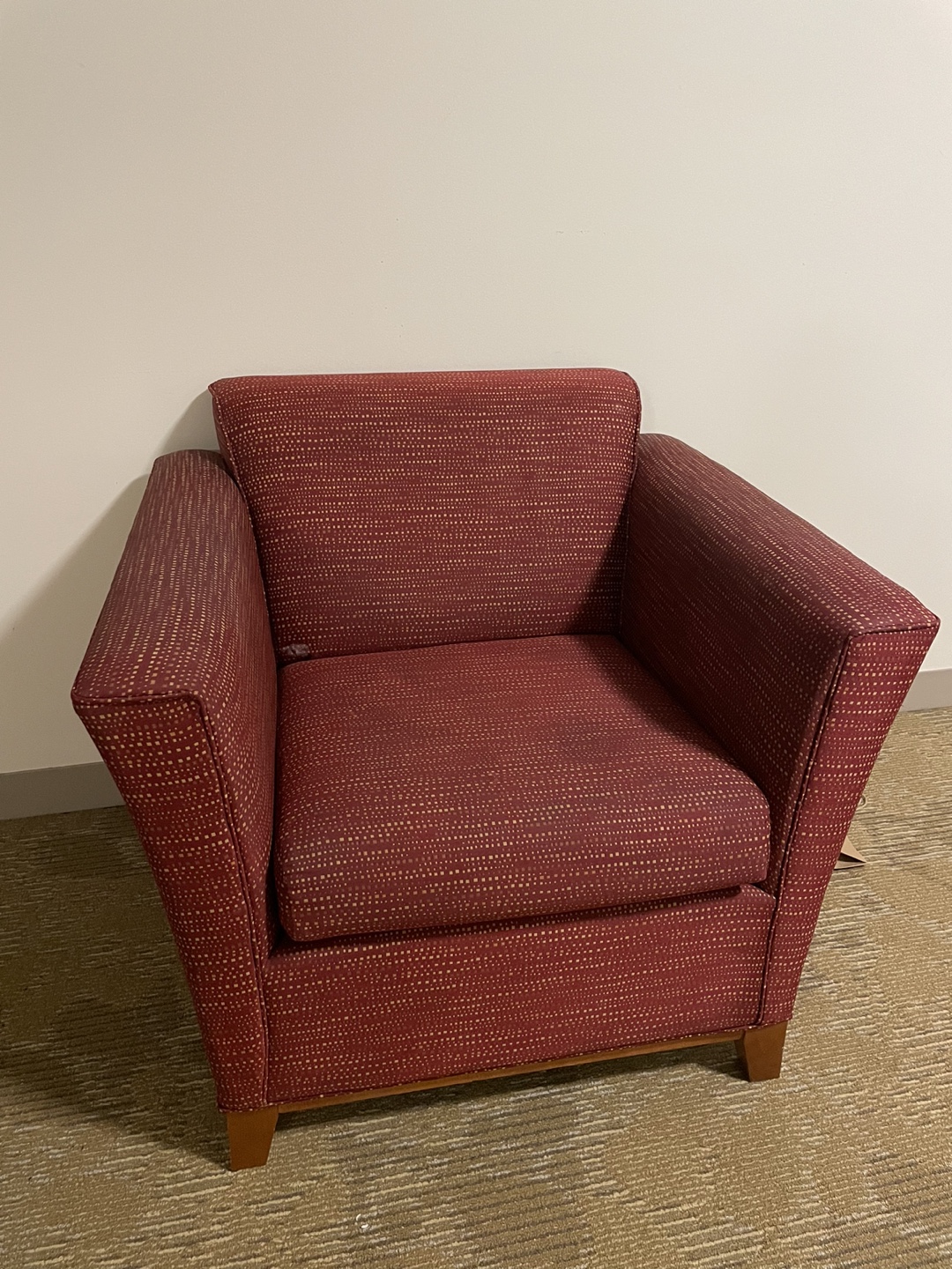 🧡 Red Armchair