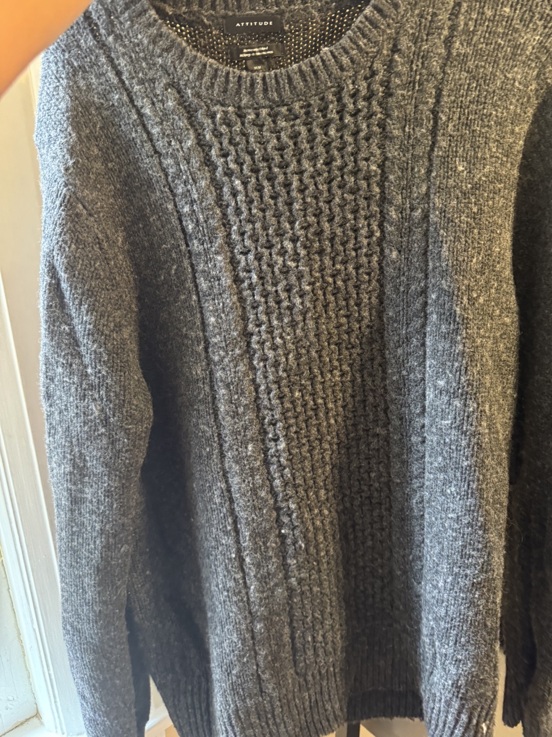 Attitude Men's Medium Merino Wool Blend Sweater