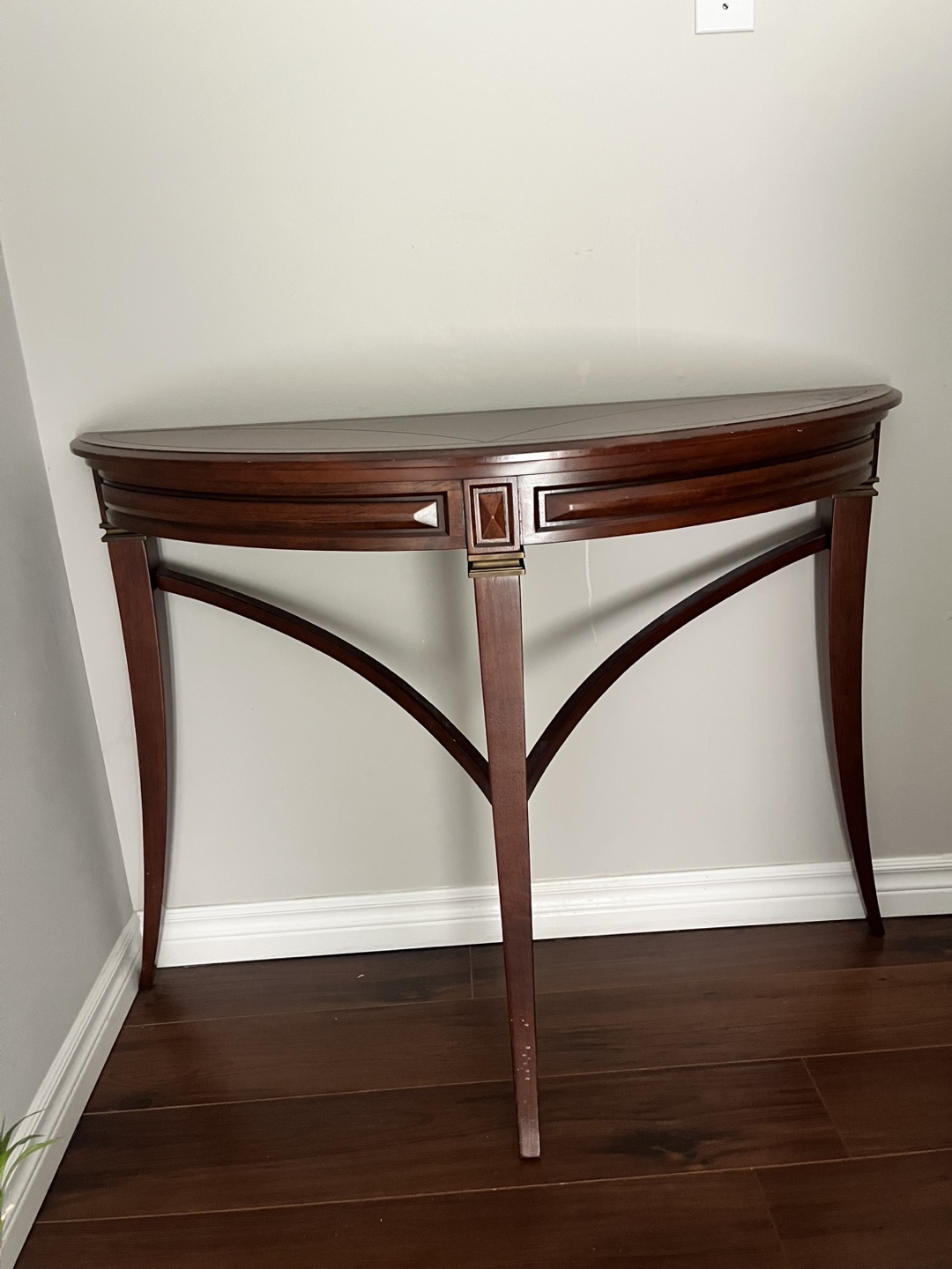 Elegant Half-Round Console Table