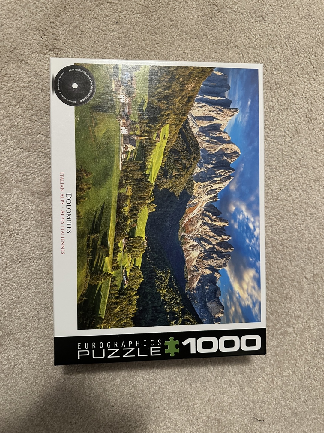 Eurographics 1000 Piece Puzzle - Dolomites, Italian Alps