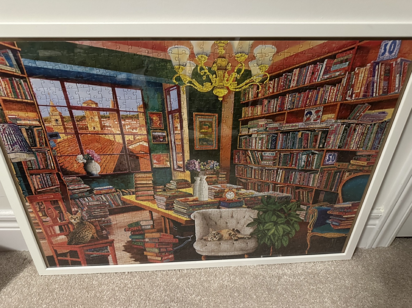 1000 Piece Eurographics Puzzle - The Old Library - photo 2