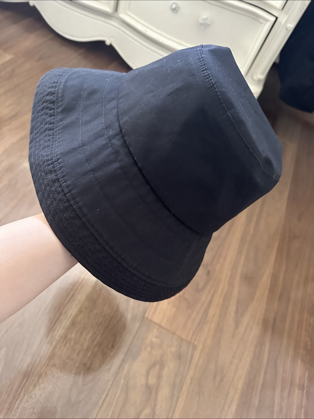 Muji adjustable Black Bucket Hat