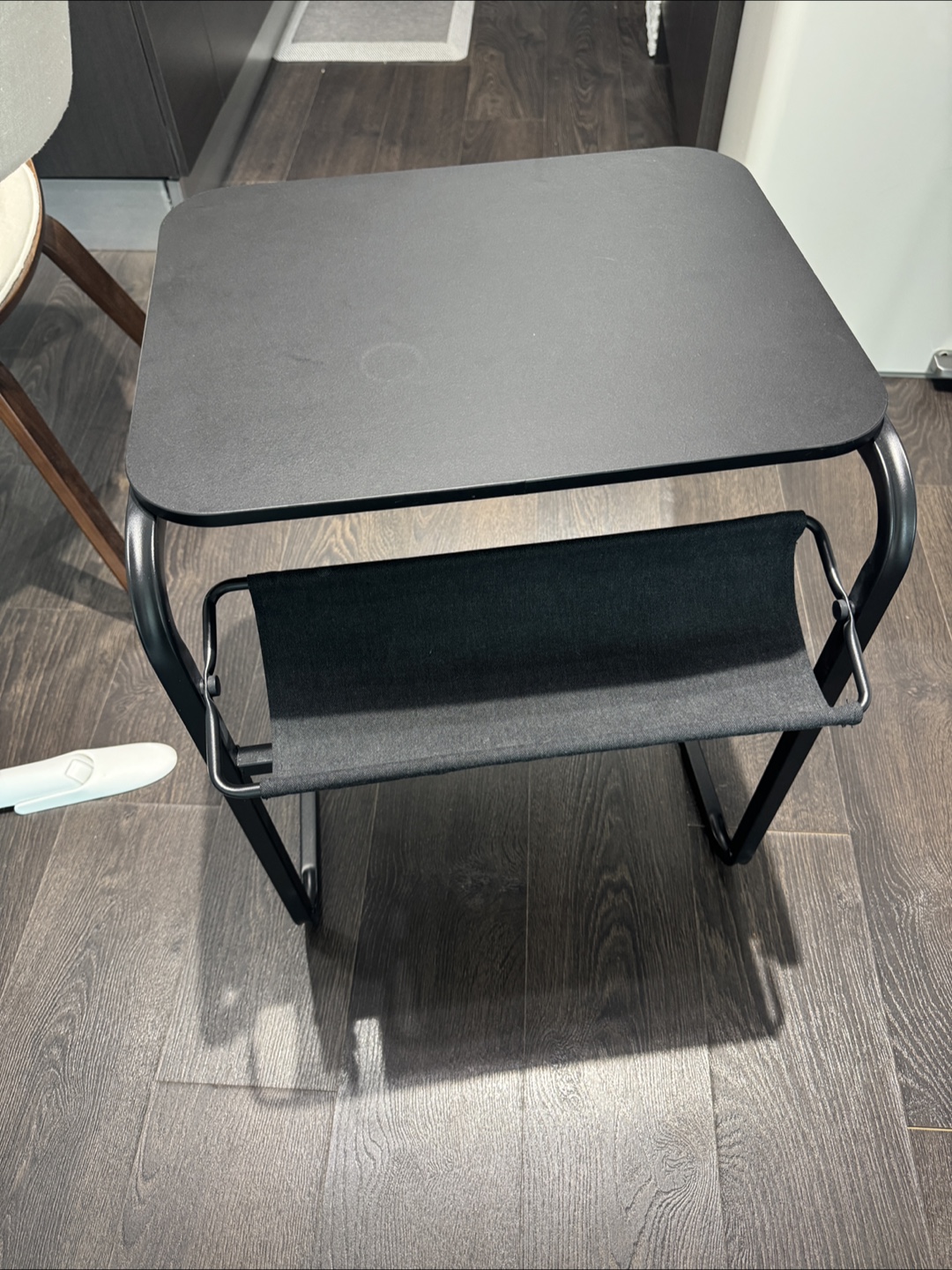 IKEA OLSERÖD Black Side Table - photo 2