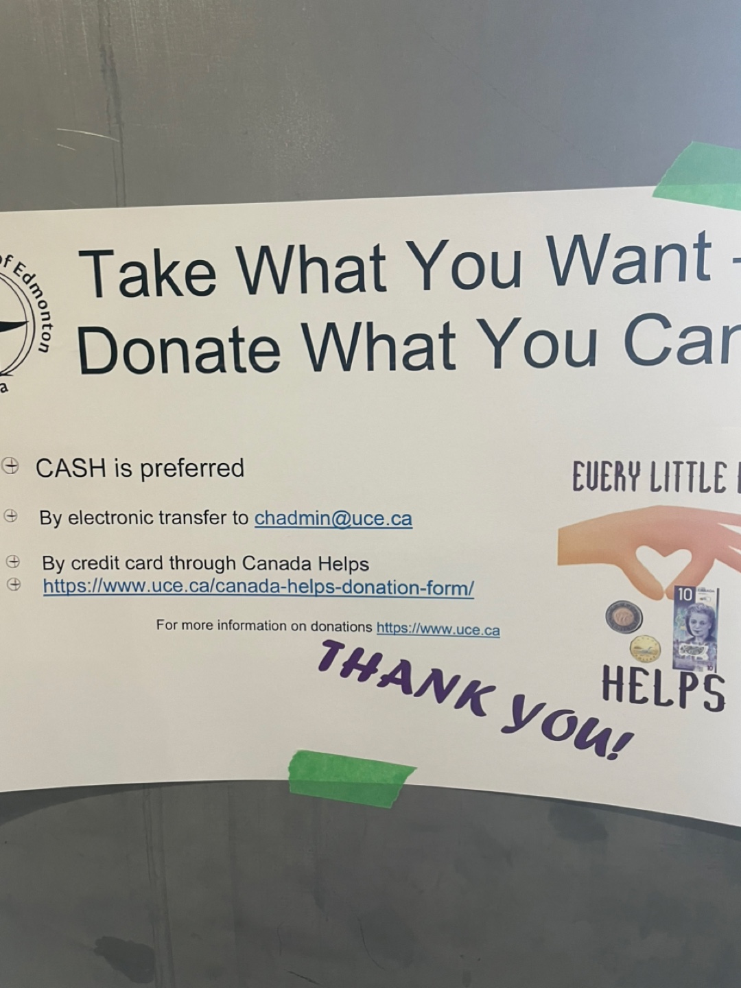 FREE! Donate what cash you can or take free.