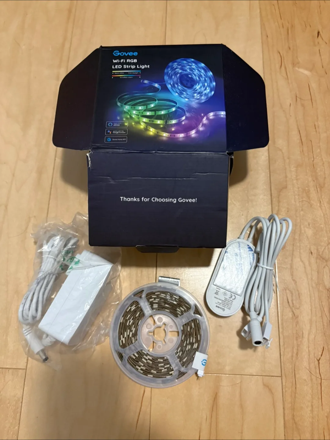 Govee Wi-Fi RGB LED Strip Light 5m/16.4ft image indicator(2)