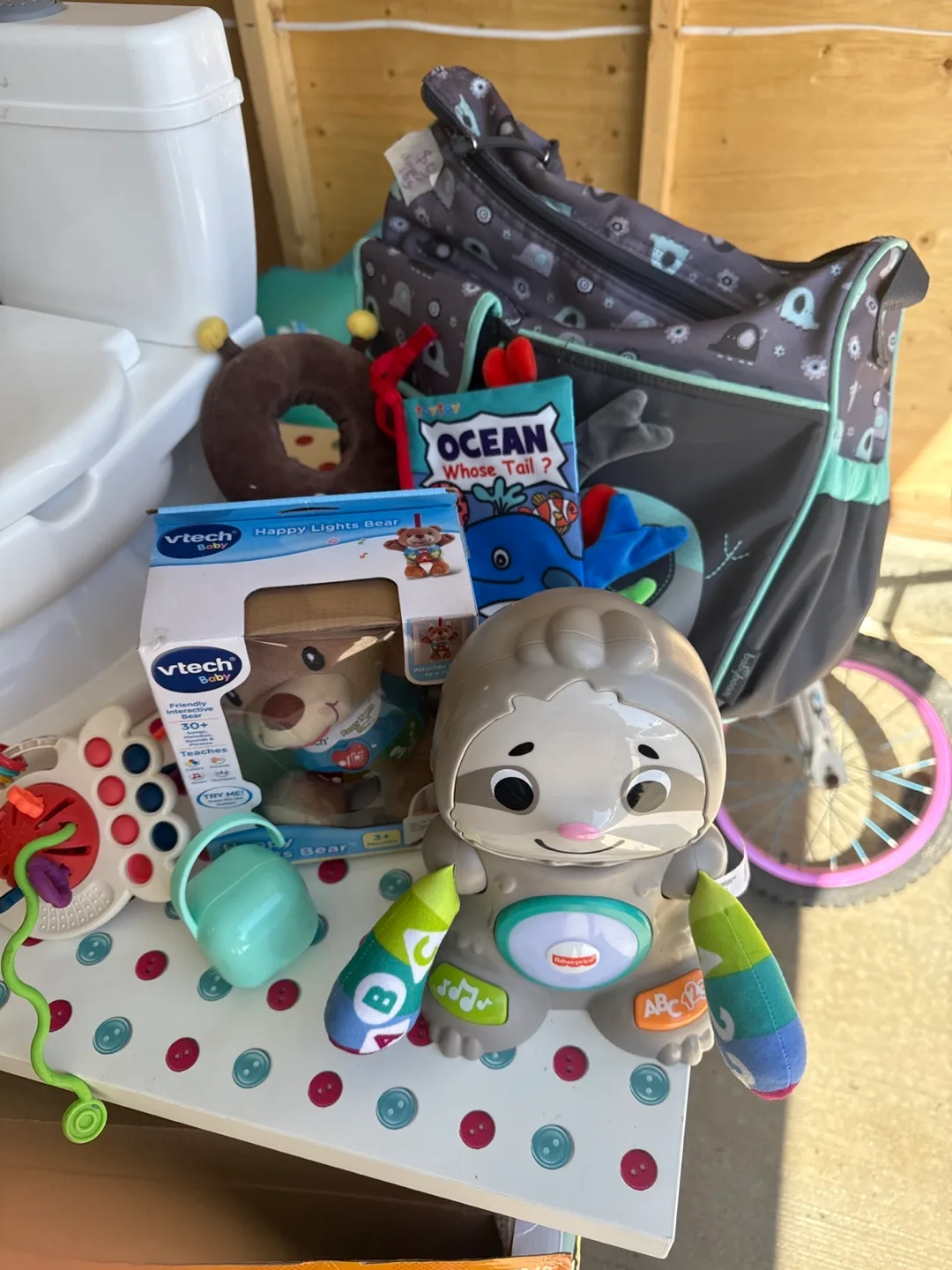 Baby Items Bundle: Potty Training, Toys, and Playmat image indicator(2)