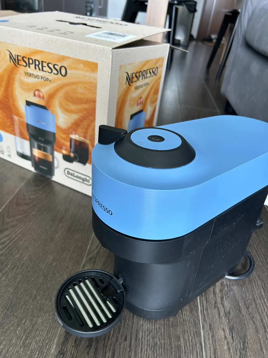 Nespresso Vertuo Pop Coffee Machine - Blue thumbnail