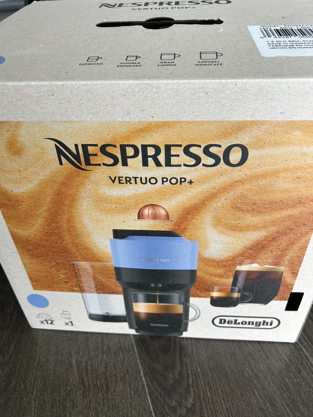 Nespresso Vertuo Pop Coffee Machine - Blue - photo 2