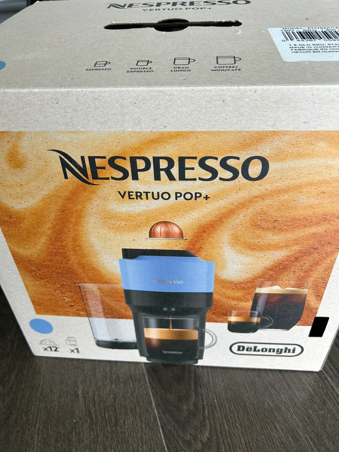 Nespresso Vertuo Pop Coffee Machine - Blue image indicator(2)