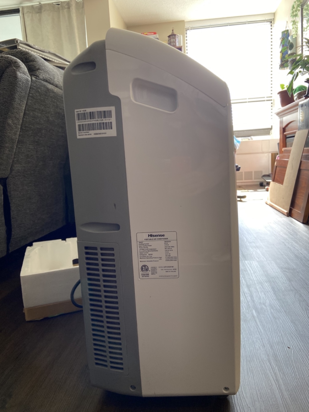 Hisense Portable Air Conditioner - photo 2