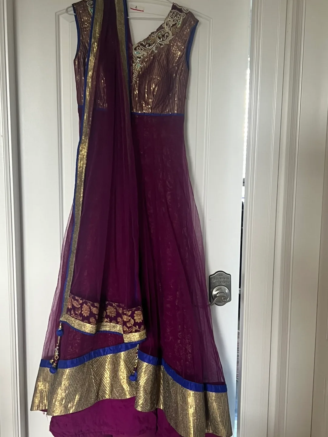 Anarkali with matching dupatta thumbnail