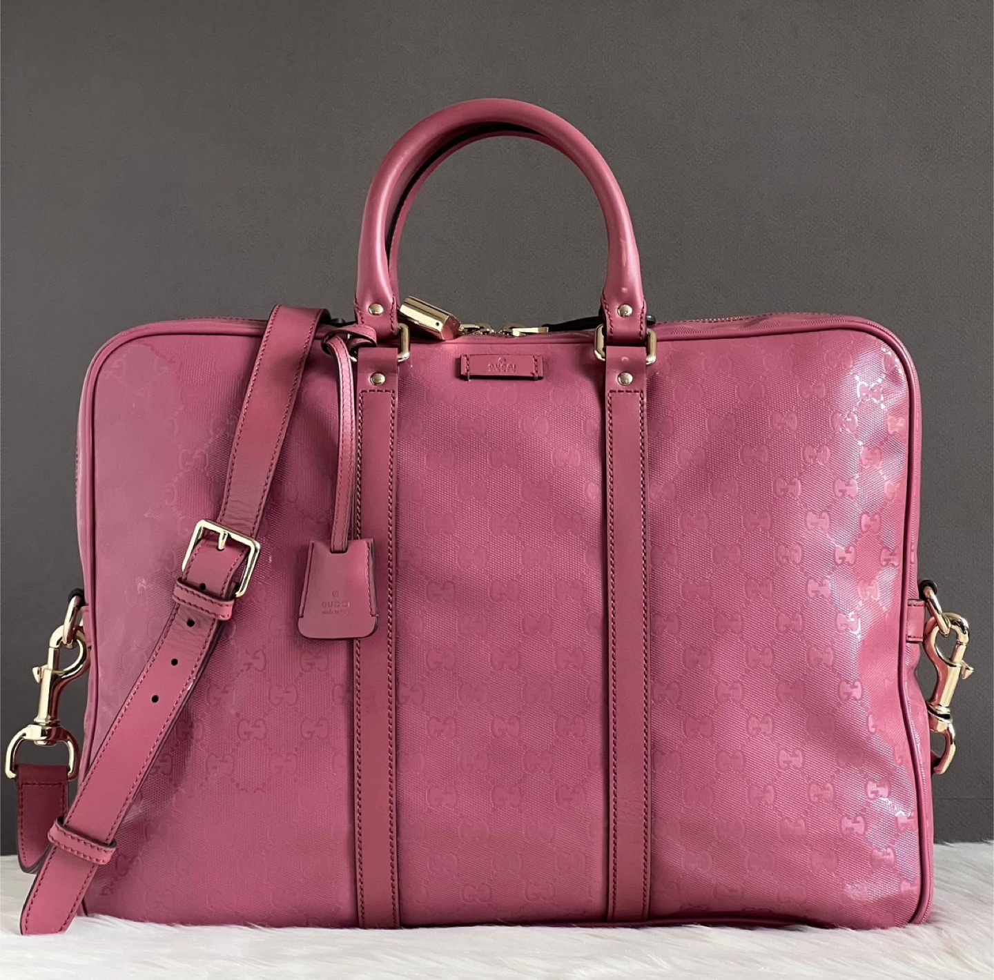 🎀 PRE-LOVED 🎀 Gucci Laptop Bag - photo 2