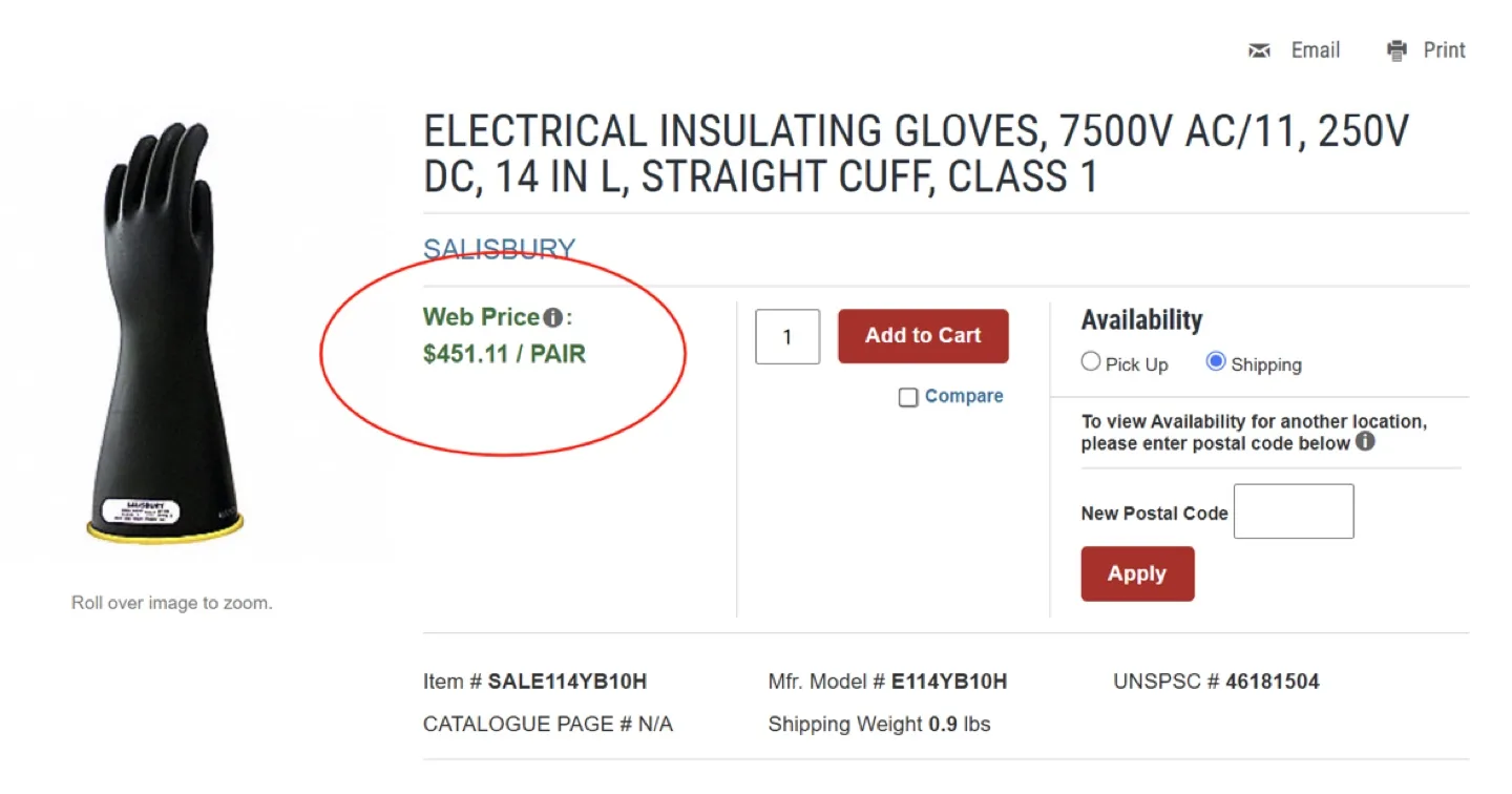 Salisbury Electrical Insulating Gloves image indicator(4)