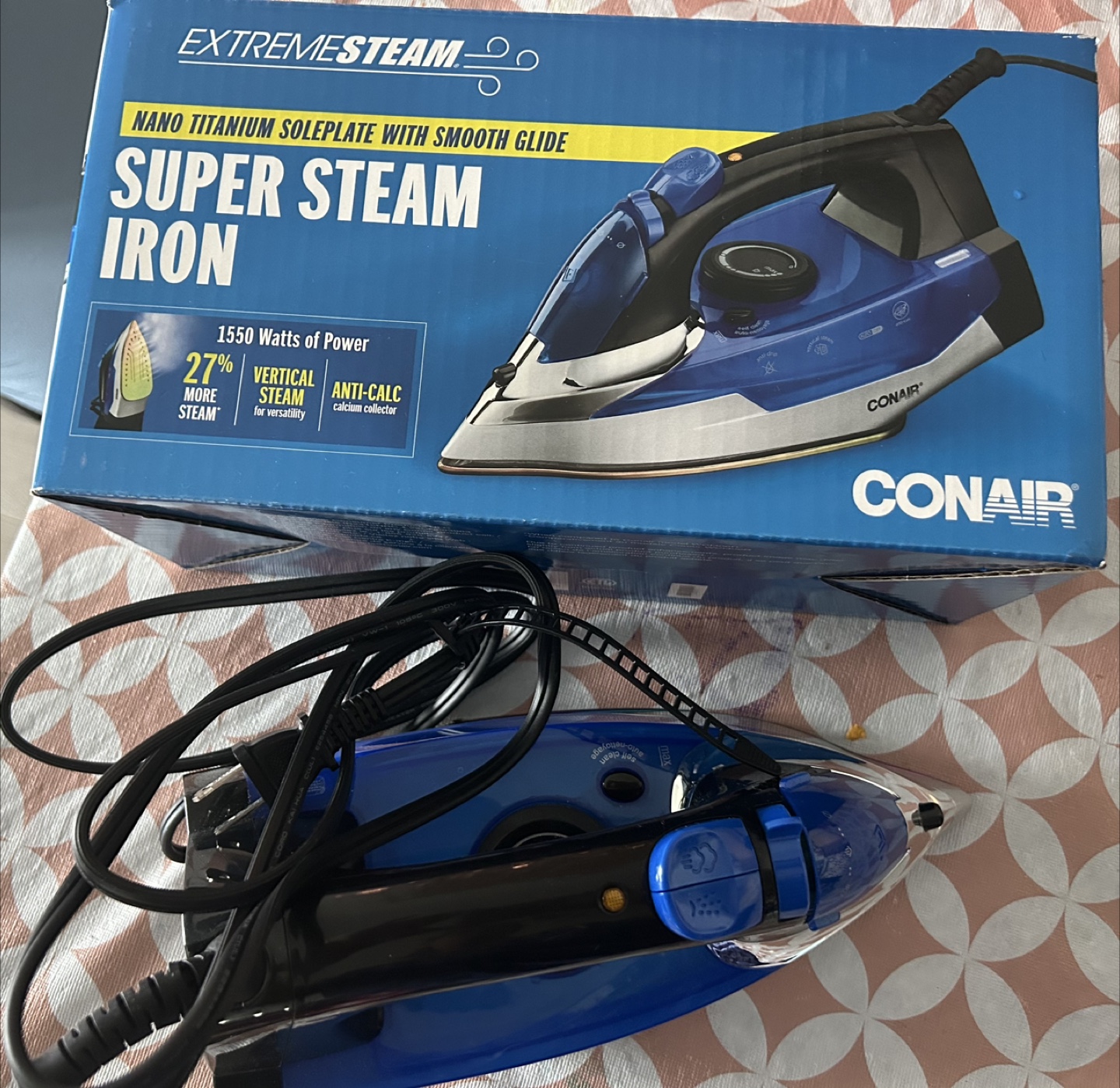 Conair ExtremeSteam Super Steam Iron - 1550 Watts - photo 2