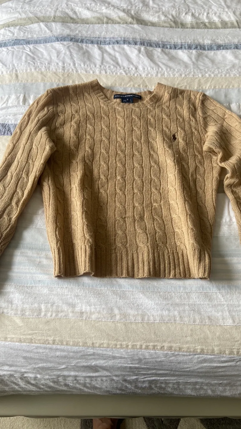 Ralph Lauren Sport Cable Knit Sweater - Size Small thumbnail