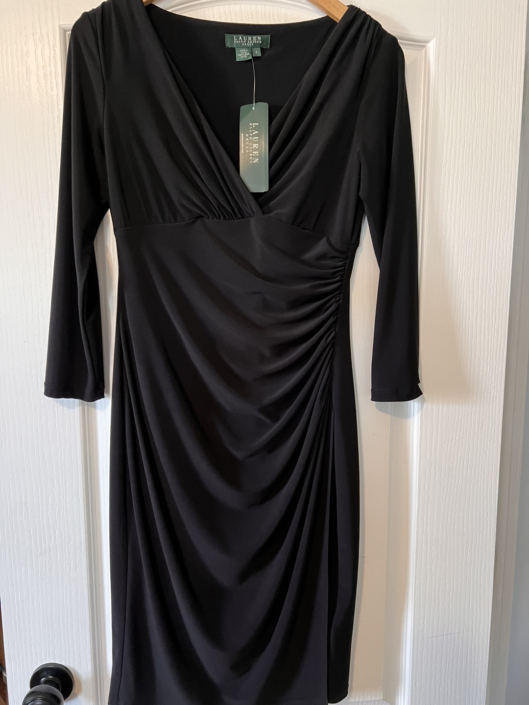 Lauren Ralph Lauren Black Jersey Dress