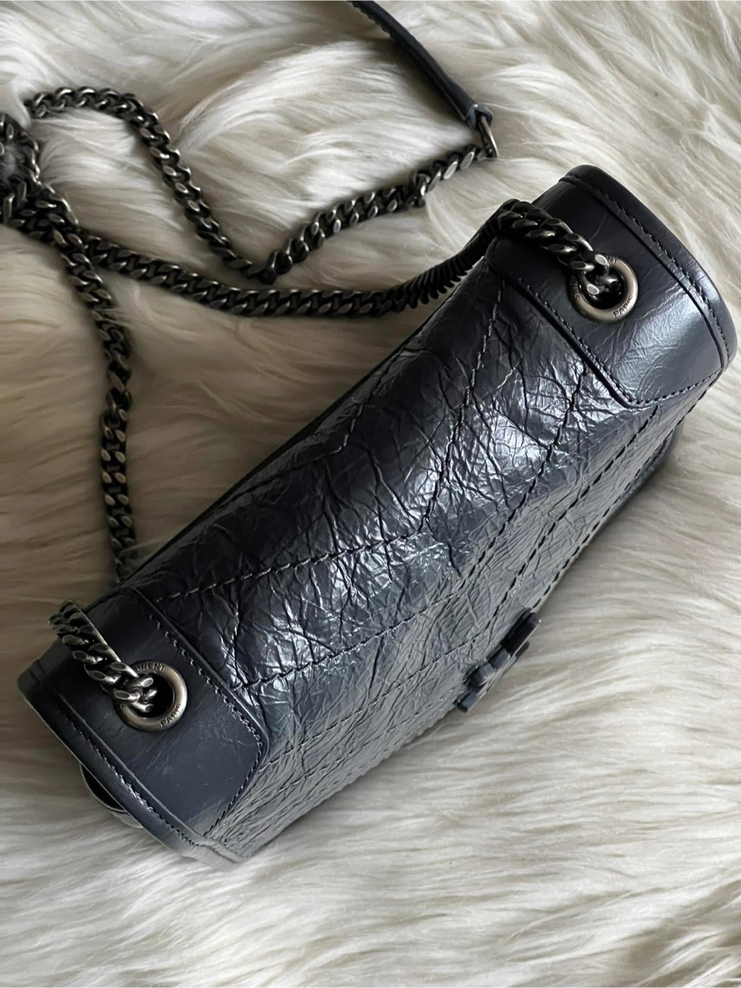 🎀 PRE-LOVED 🎀 Yves Saint Laurent Small Niki Woc - photo 5