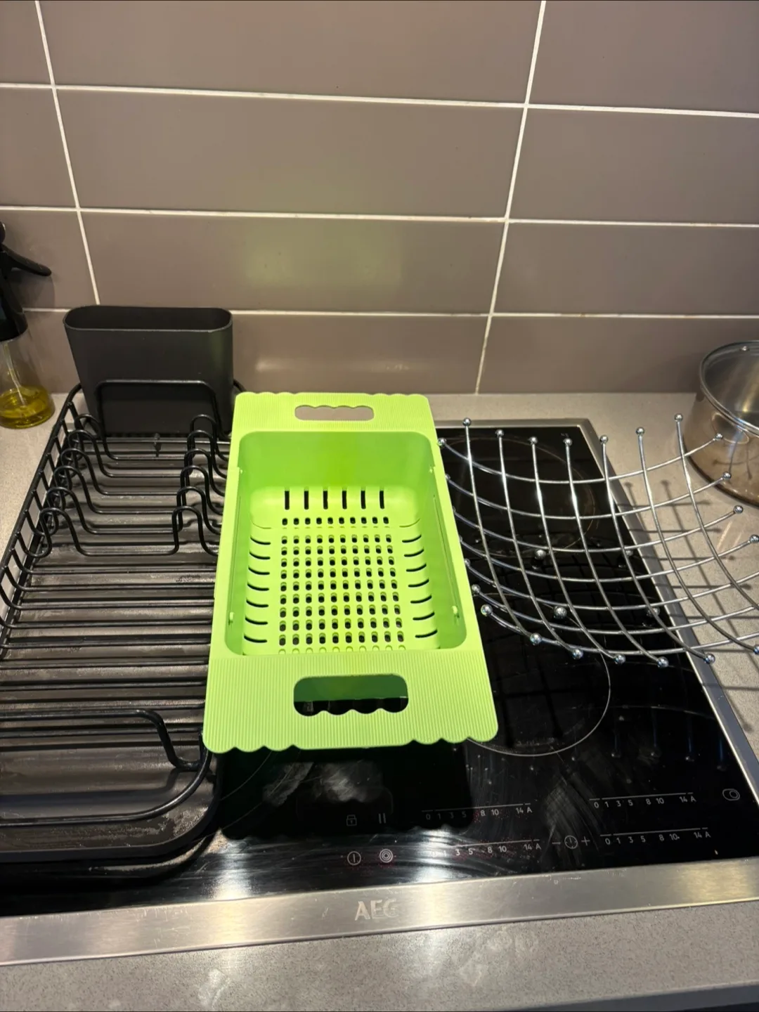 dish drainer + veggies/fruits drying rack and basket thumbnail