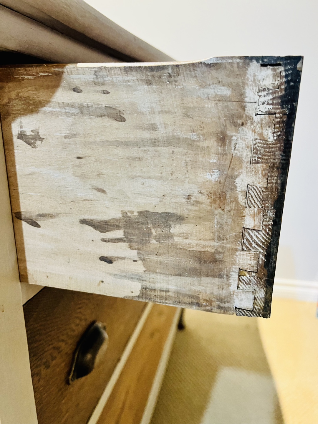 Antique Vanity Dresser with Mirror - photo 4