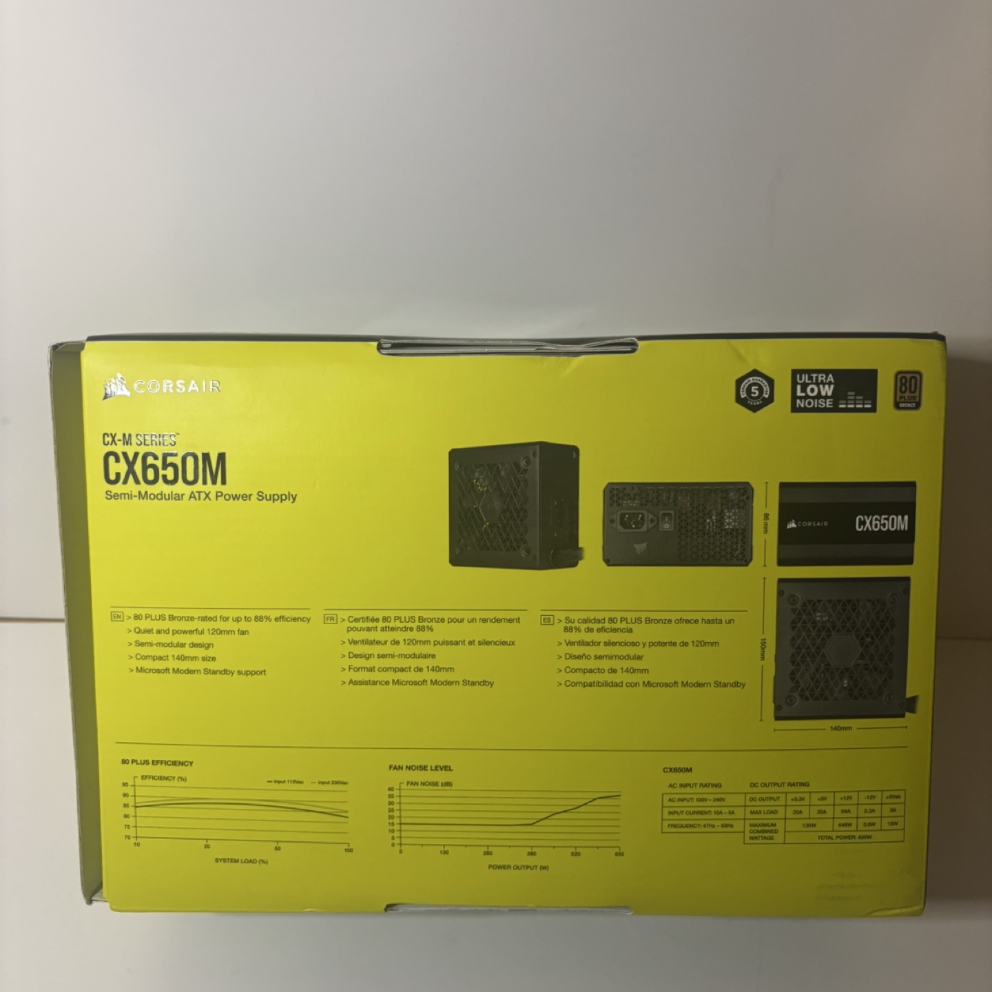 Corsair CX650M Semi-Modular Bronze ATX Power Supply - photo 2