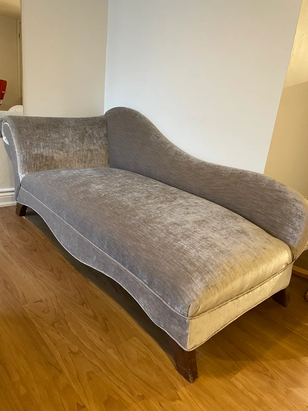 Elegant Grey Chaise image indicator(3)