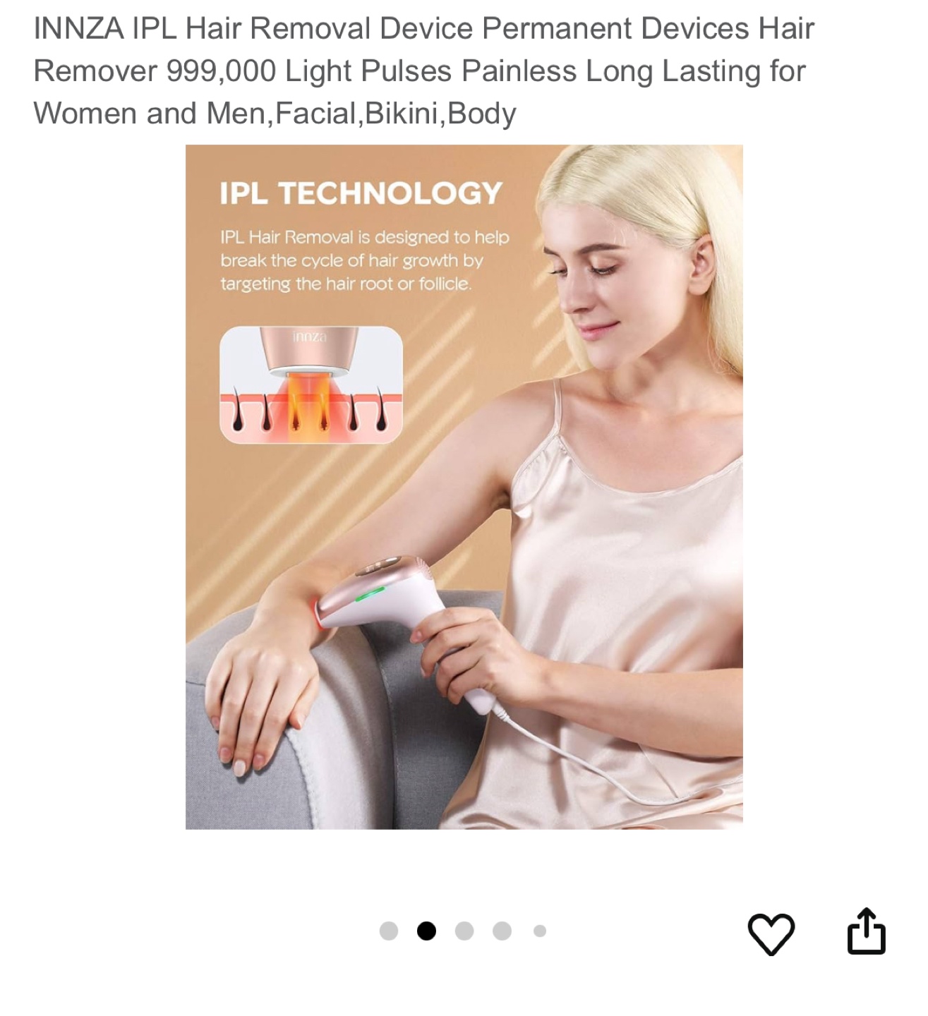 *Moving Sale* Hair Removal Device (effective)- 990,000 Flashes - photo 5