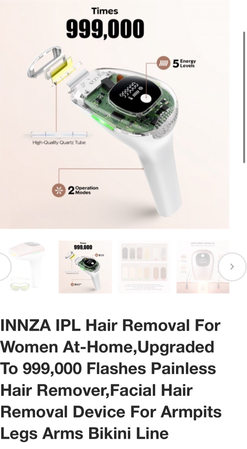 *Moving Sale* Hair Removal Device (effective)- 990,000 Flashes - photo 4