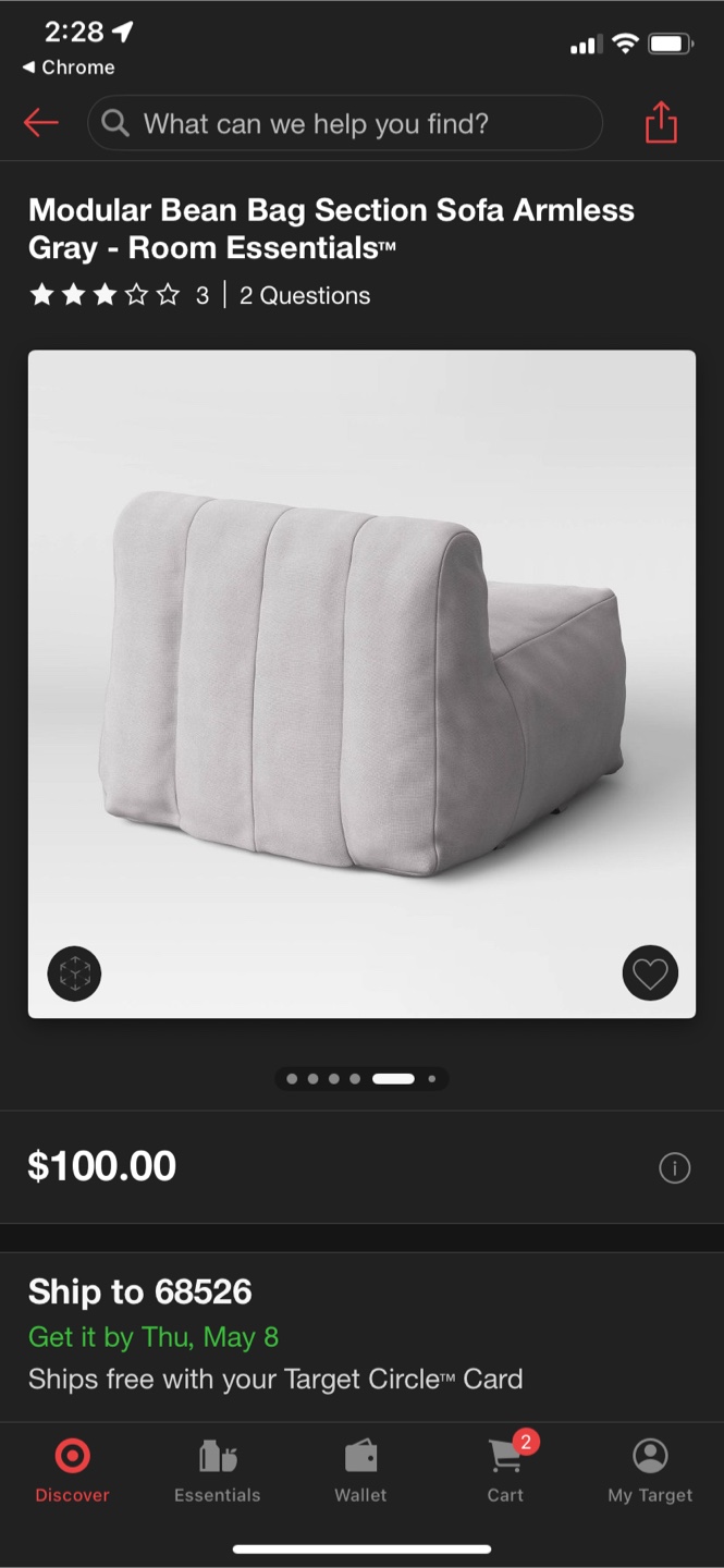 Kids bean bag couch - photo 5