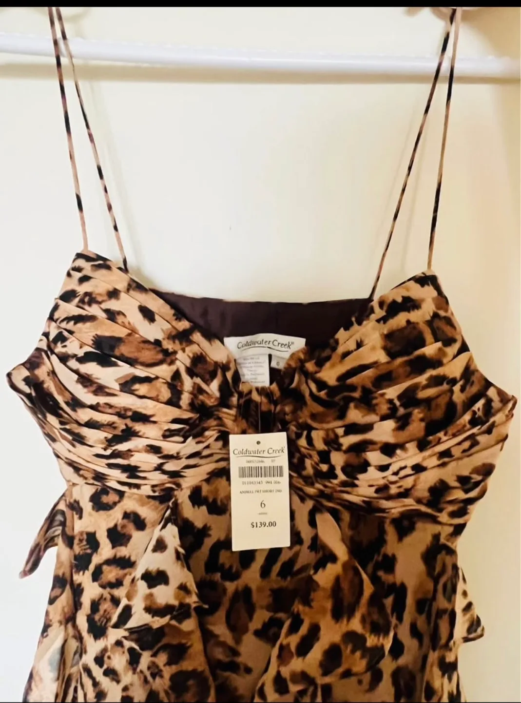 Coldwater Creek Leopard Print Dress Size 6 image indicator(3)
