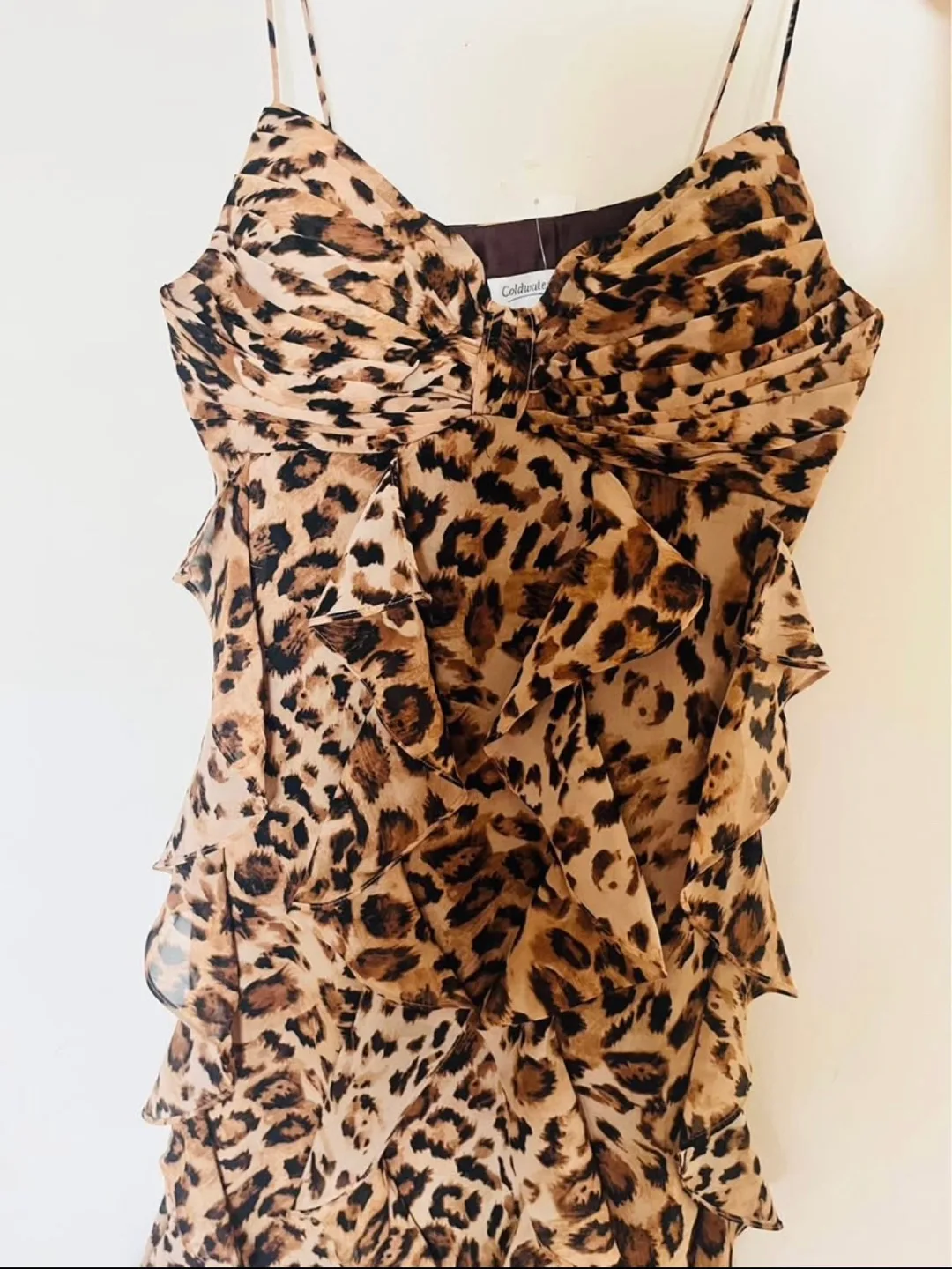 Coldwater Creek Leopard Print Dress Size 6 image indicator(4)