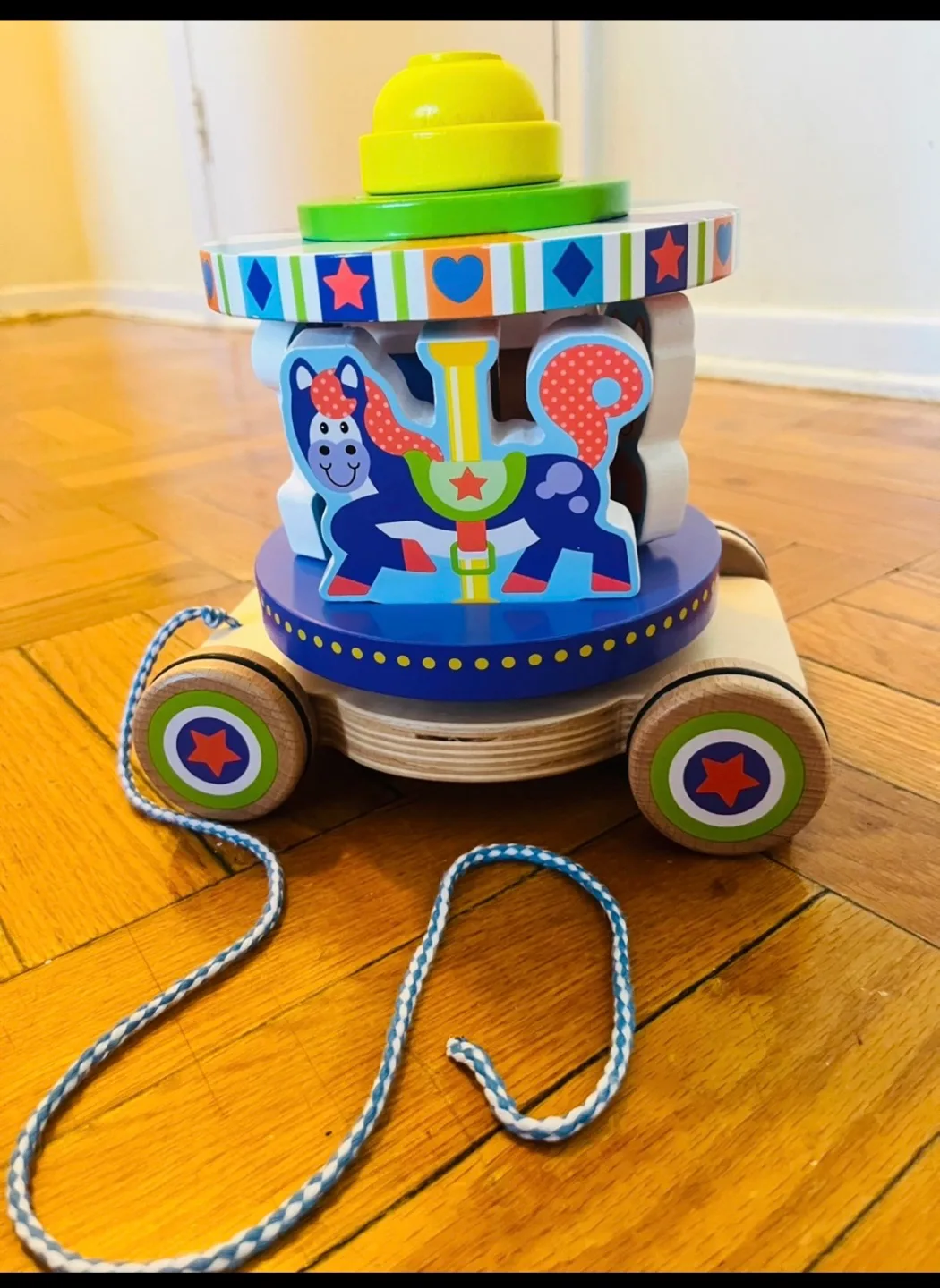 Melissa & Doug First Play Carousel Pull Toy image indicator(2)