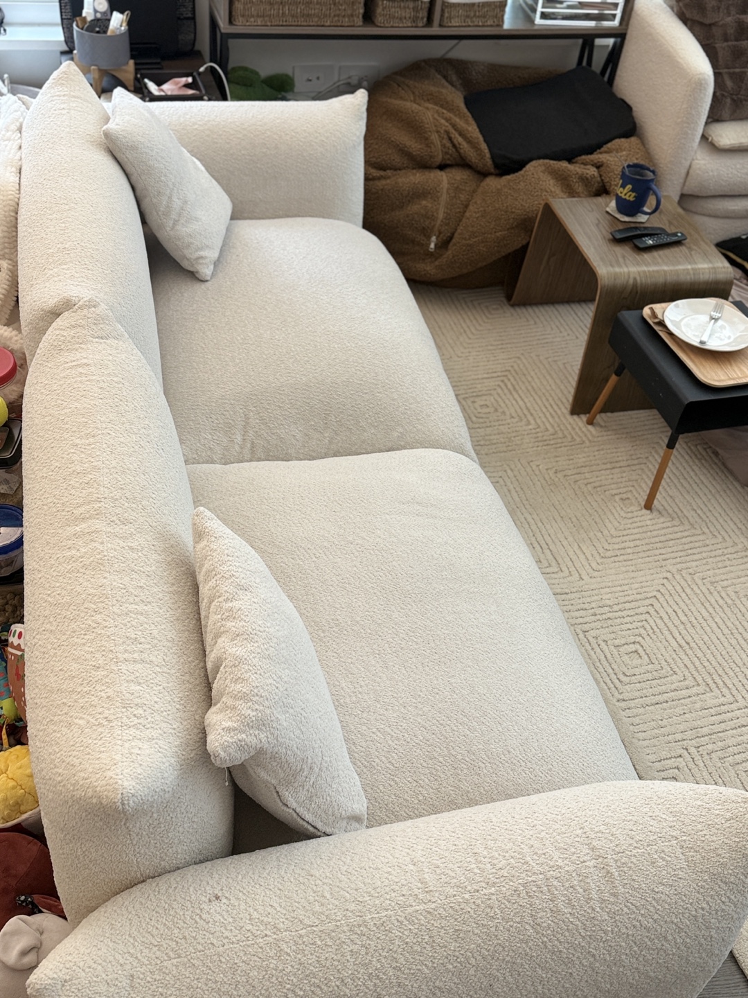 Cream-Colored Comfy Sofa - photo 3