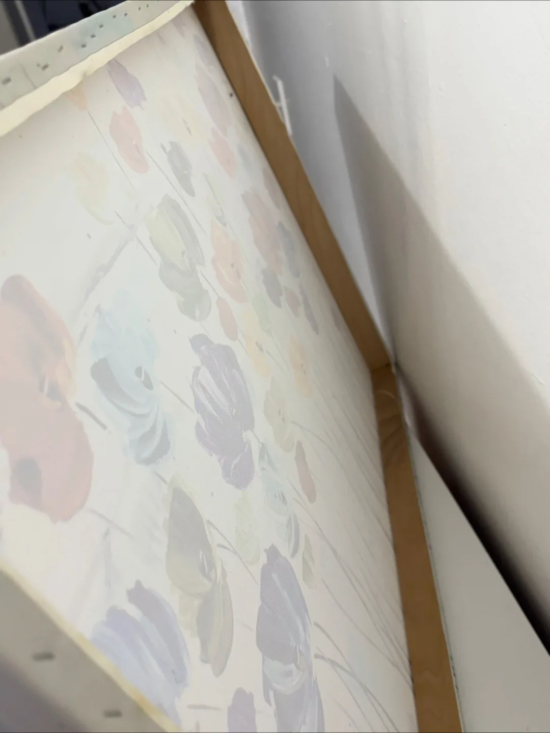 Colorful Floral Canvas Painting by Jolina Anthony image indicator(7)