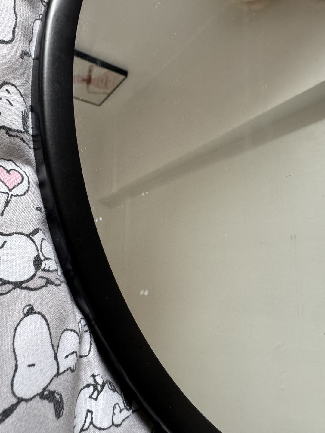 Oval Wall Mirror with Black Frame - photo 3