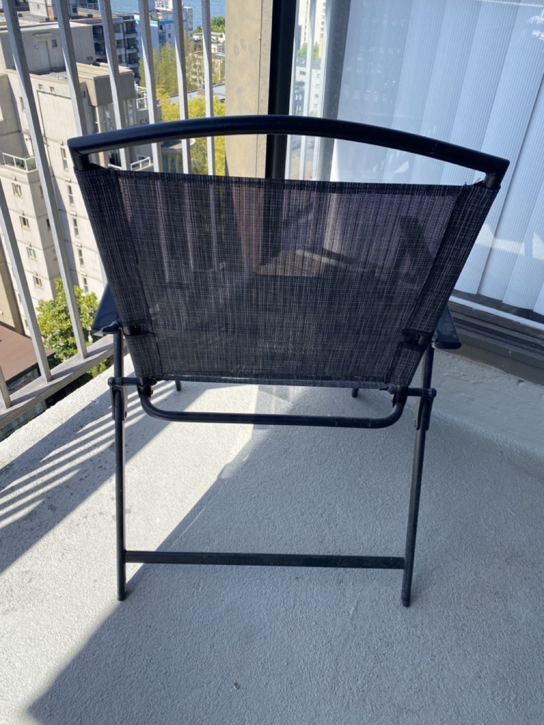 🧡Folding Patio Chair - Black - photo 3