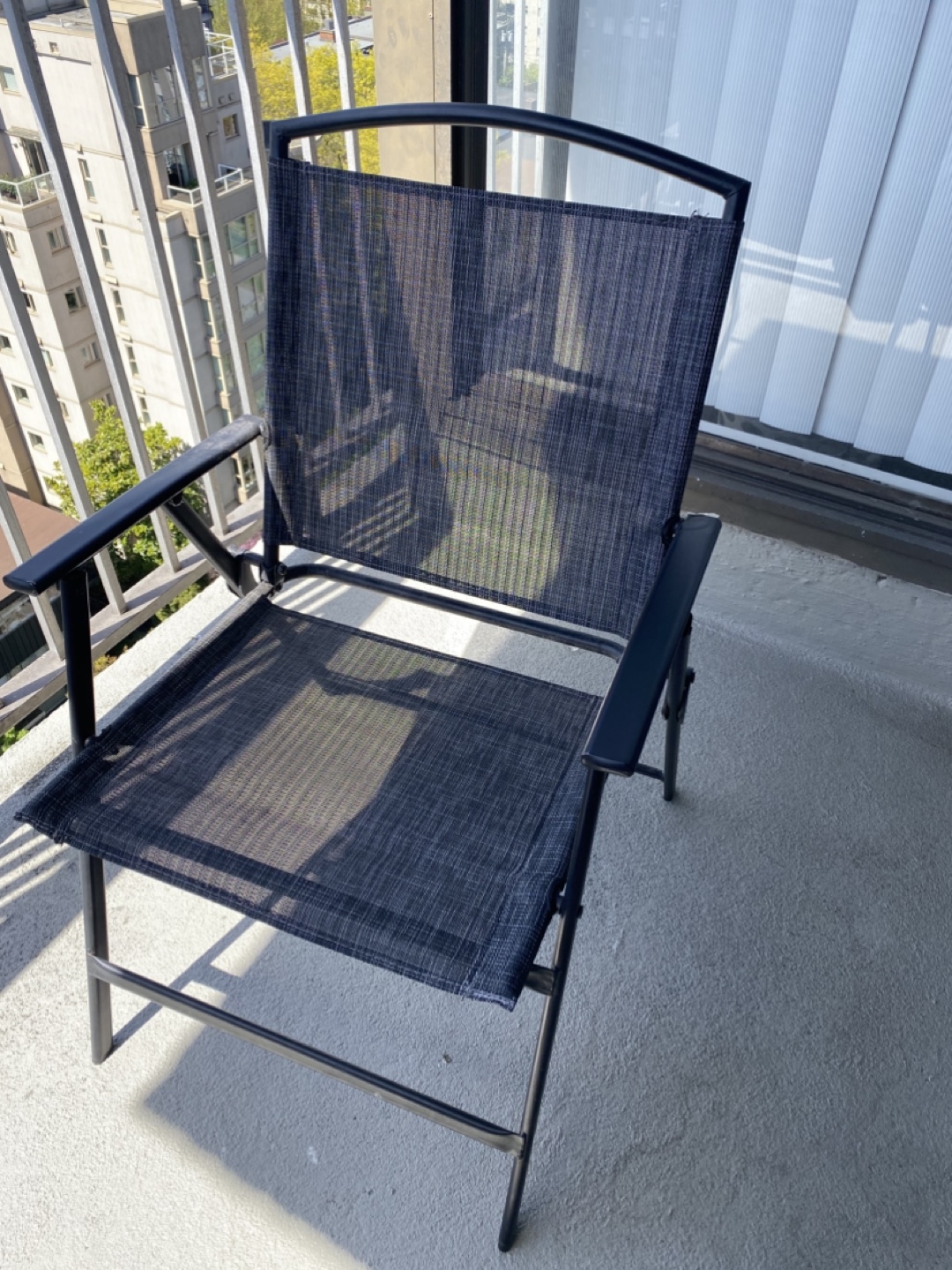 🧡Folding Patio Chair - Black