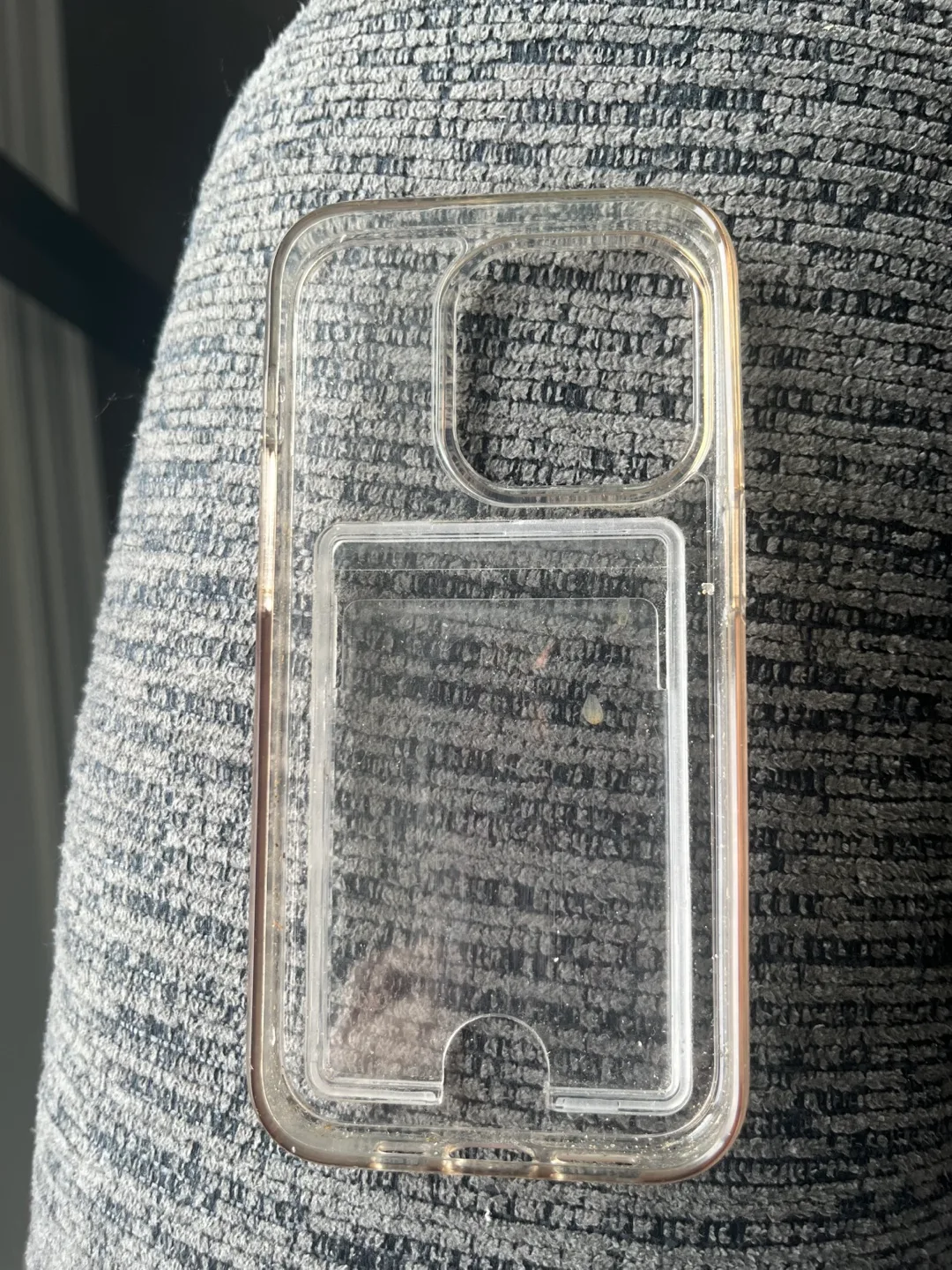iPhone 12/13 Clear Phone Case with Card Holder image indicator(2)