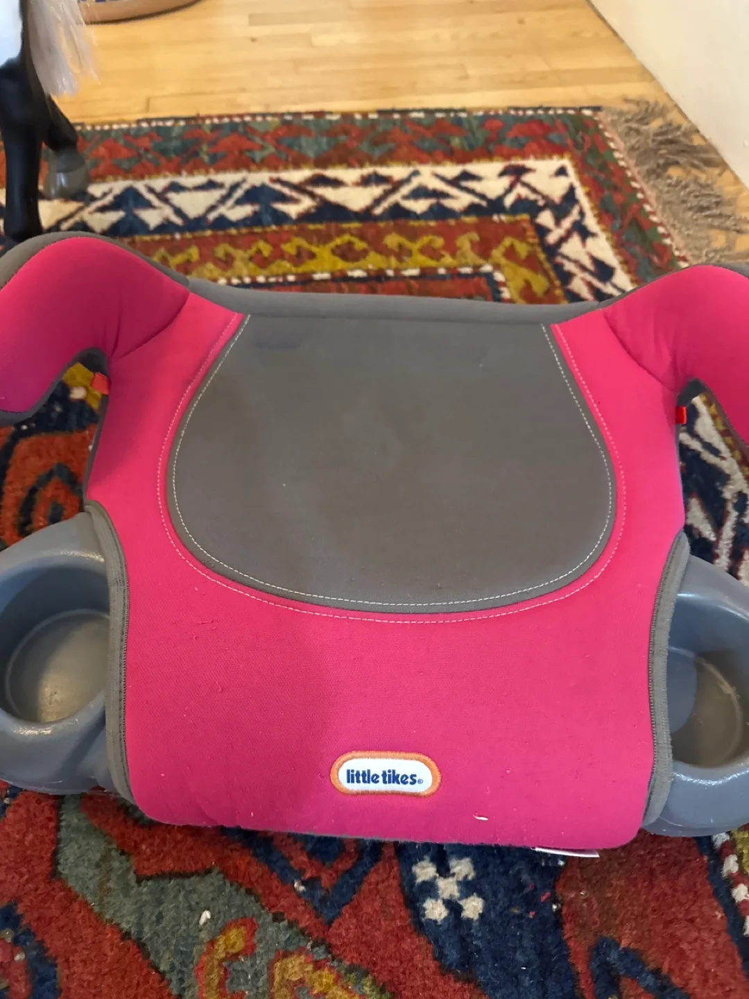 Little Tikes Car Booster Seat - Pink and Gray thumbnail