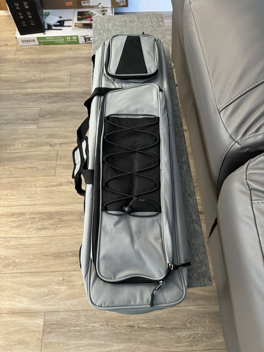 Grey Billiard Cue Case - Holds up to 8 cues