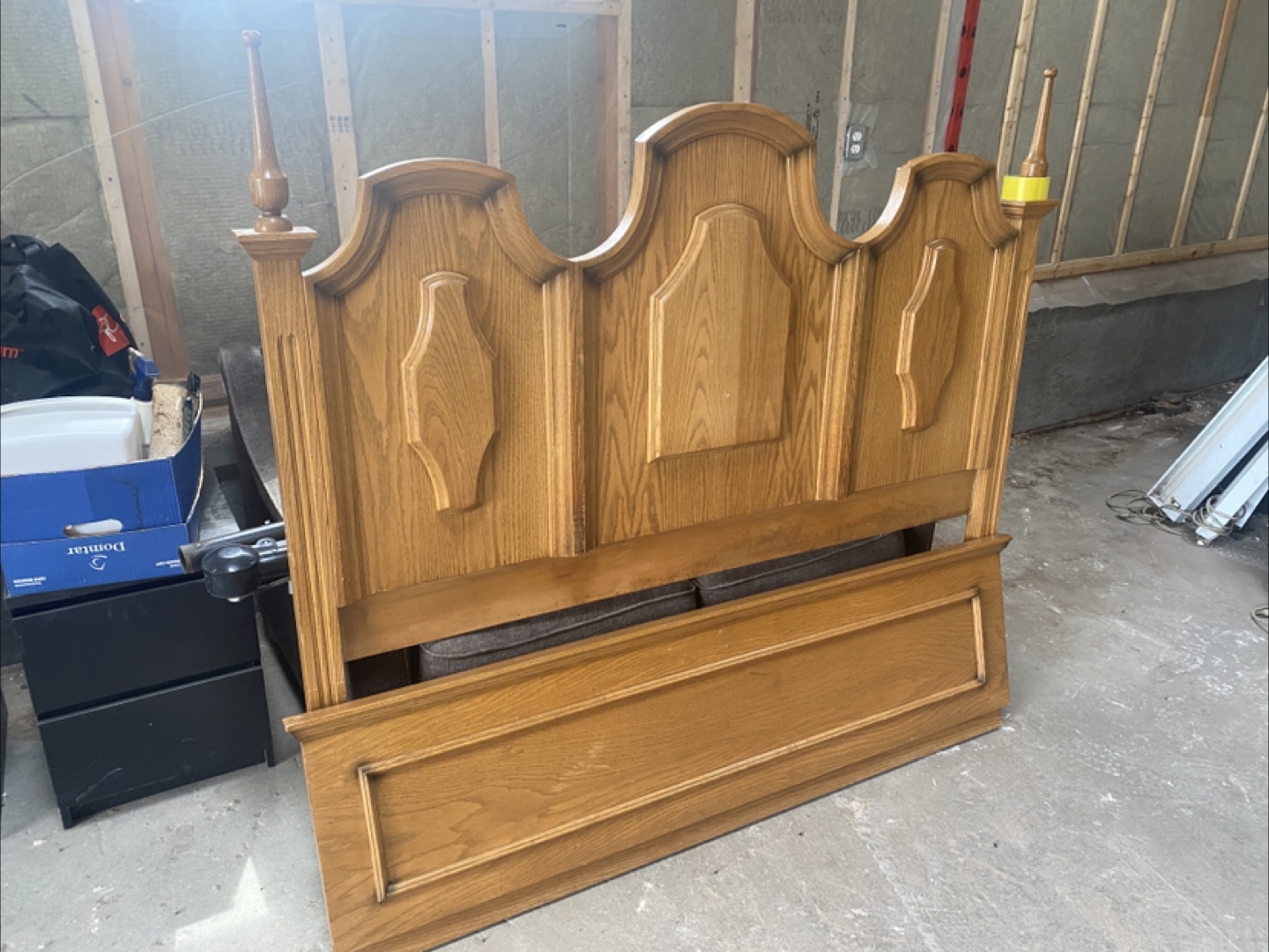 Beautiful Oak Wood Head & Tailboard (CAN DELIVER) - photo 4