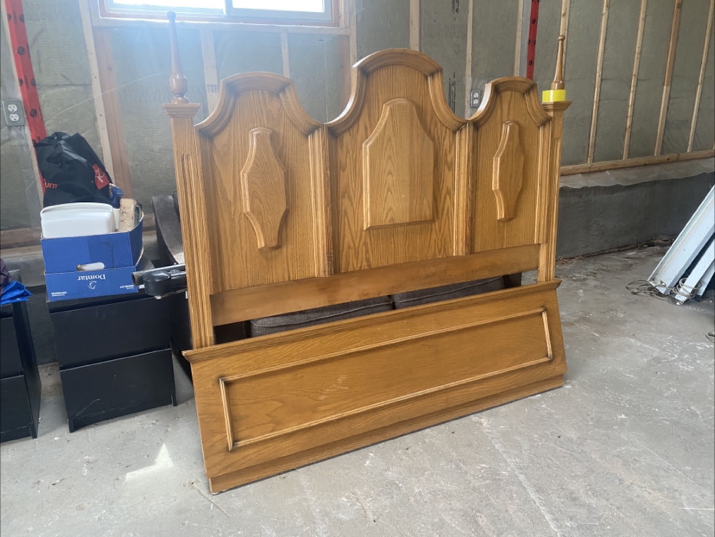 Beautiful Oak Wood Head & Tailboard (CAN DELIVER) - photo 5