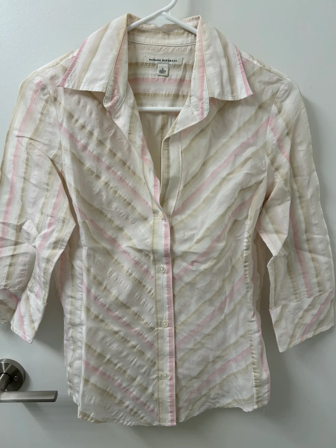 Banana Republic Women's Striped Button-Down Shirt thumbnail