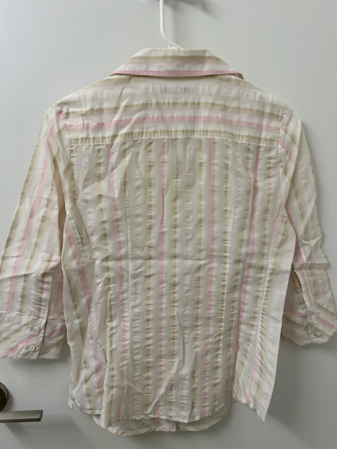 Banana Republic Women's Striped Button-Down Shirt image indicator(2)