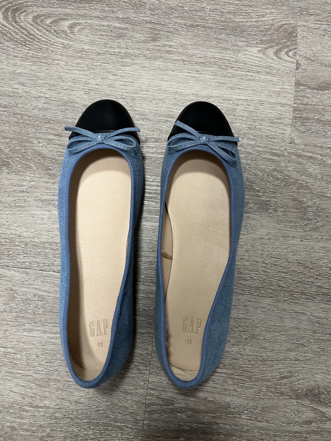 Gap Denim Ballerina Flats Size 11 - photo 3