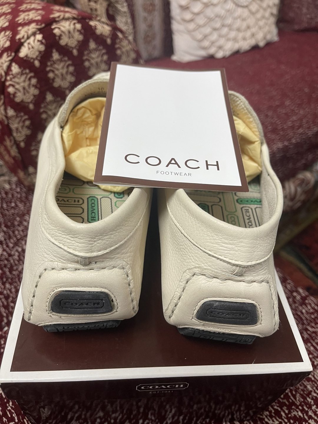 Men's Coach Leather Loafers - Size 10 - photo 5
